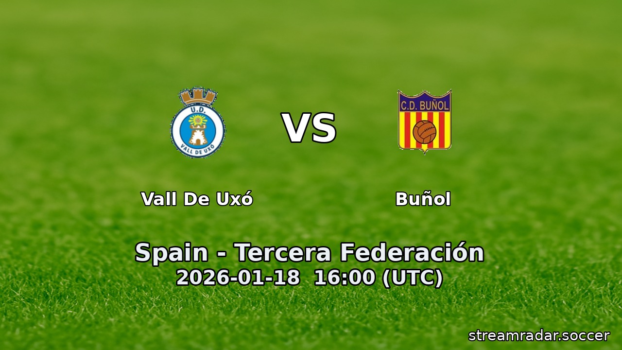 Vall De Uxó vs Buñol
