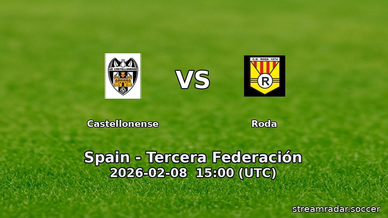 Castellonense vs Roda