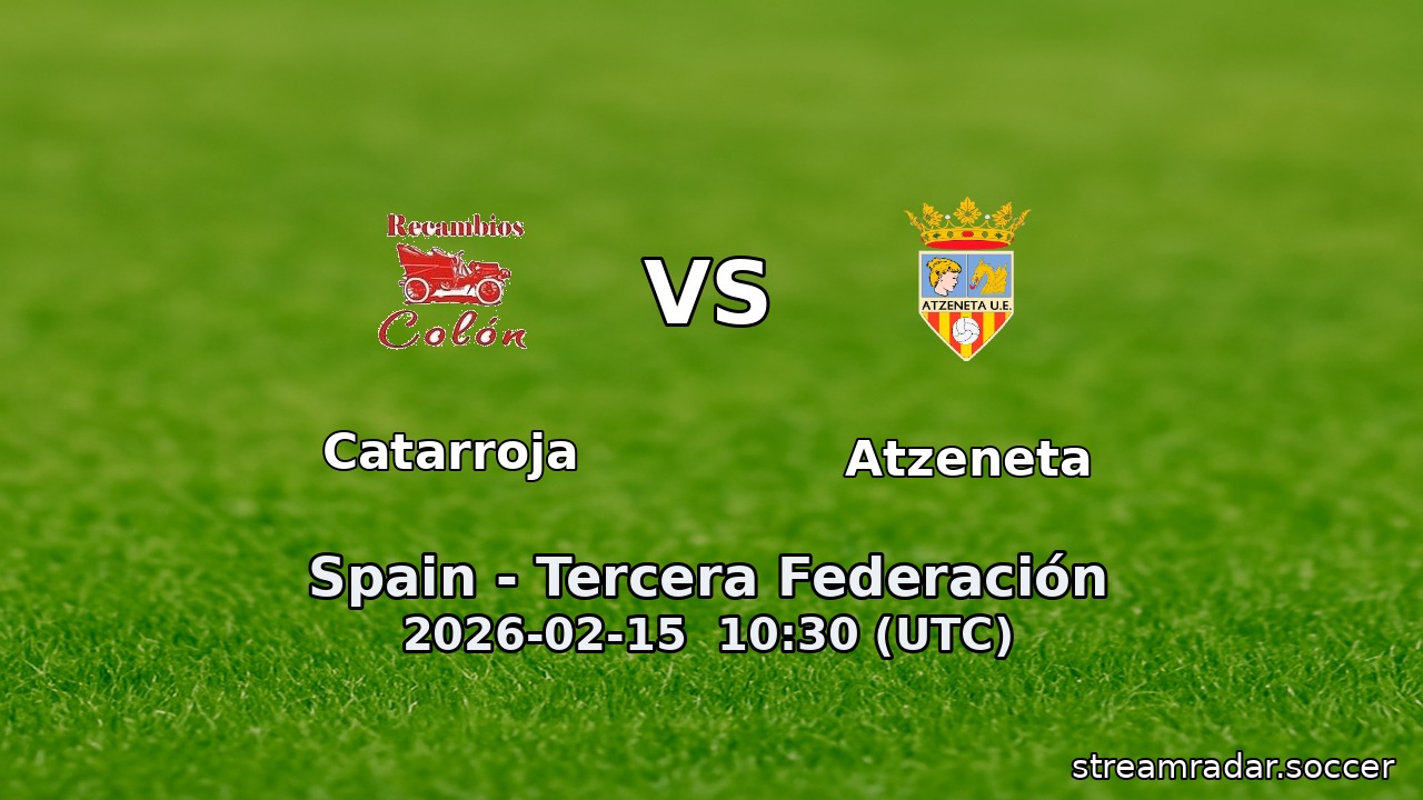 Catarroja vs Atzeneta