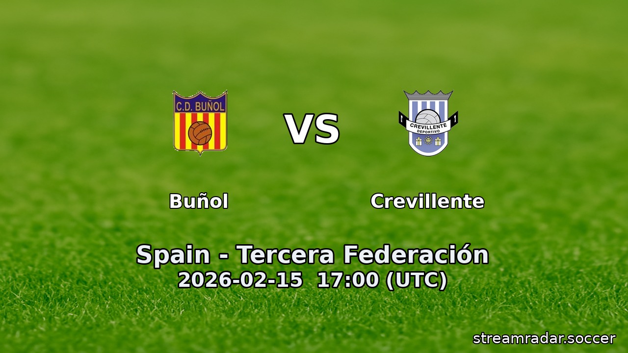 Buñol vs Crevillente