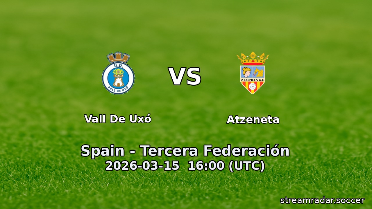 Vall De Uxó vs Atzeneta