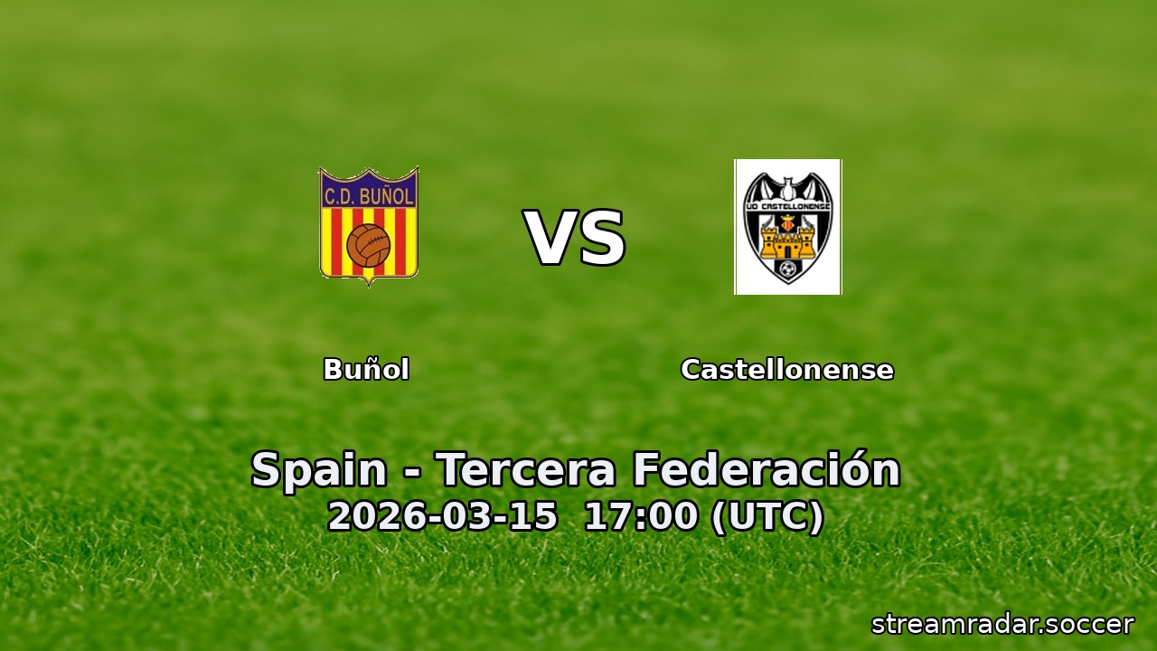 Buñol vs Castellonense