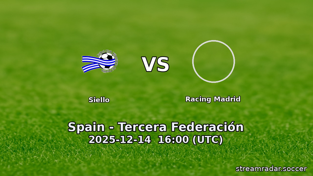 Siello vs Racing Madrid
