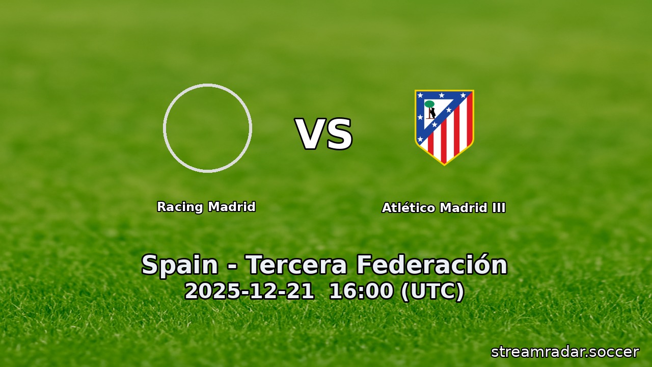 Racing Madrid vs Atlético Madrid III