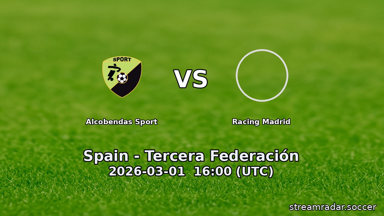 Alcobendas Sport vs Racing Madrid