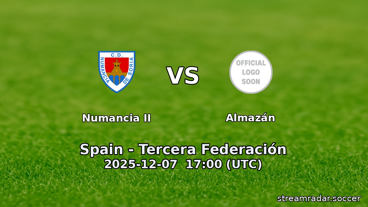 Numancia II vs Almazán