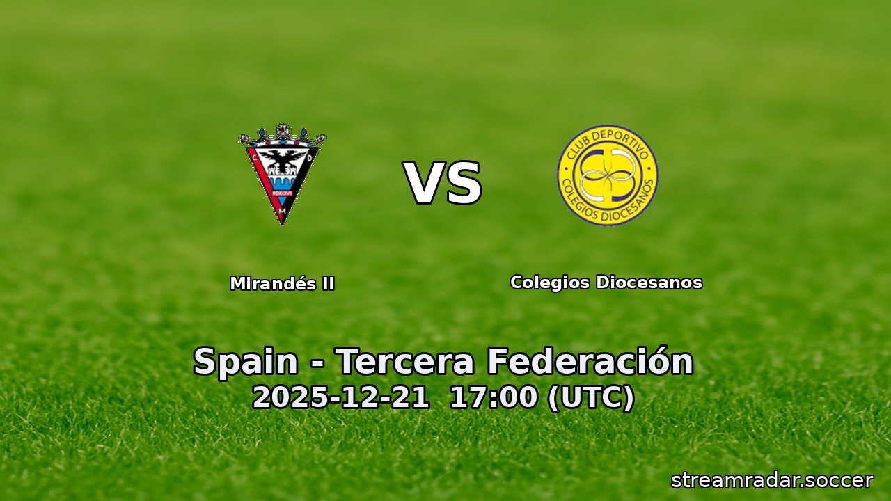 Mirandés II vs Colegios Diocesanos
