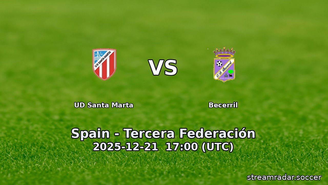 UD Santa Marta vs Becerril