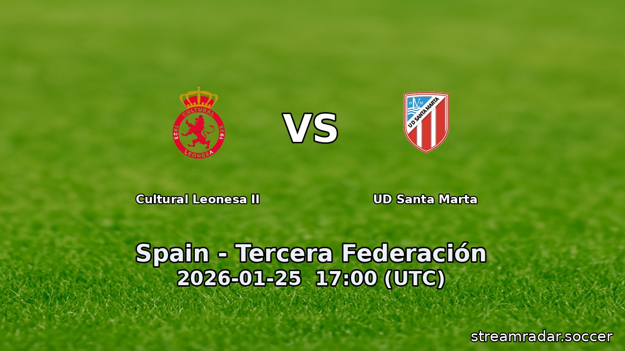 Cultural Leonesa II vs UD Santa Marta