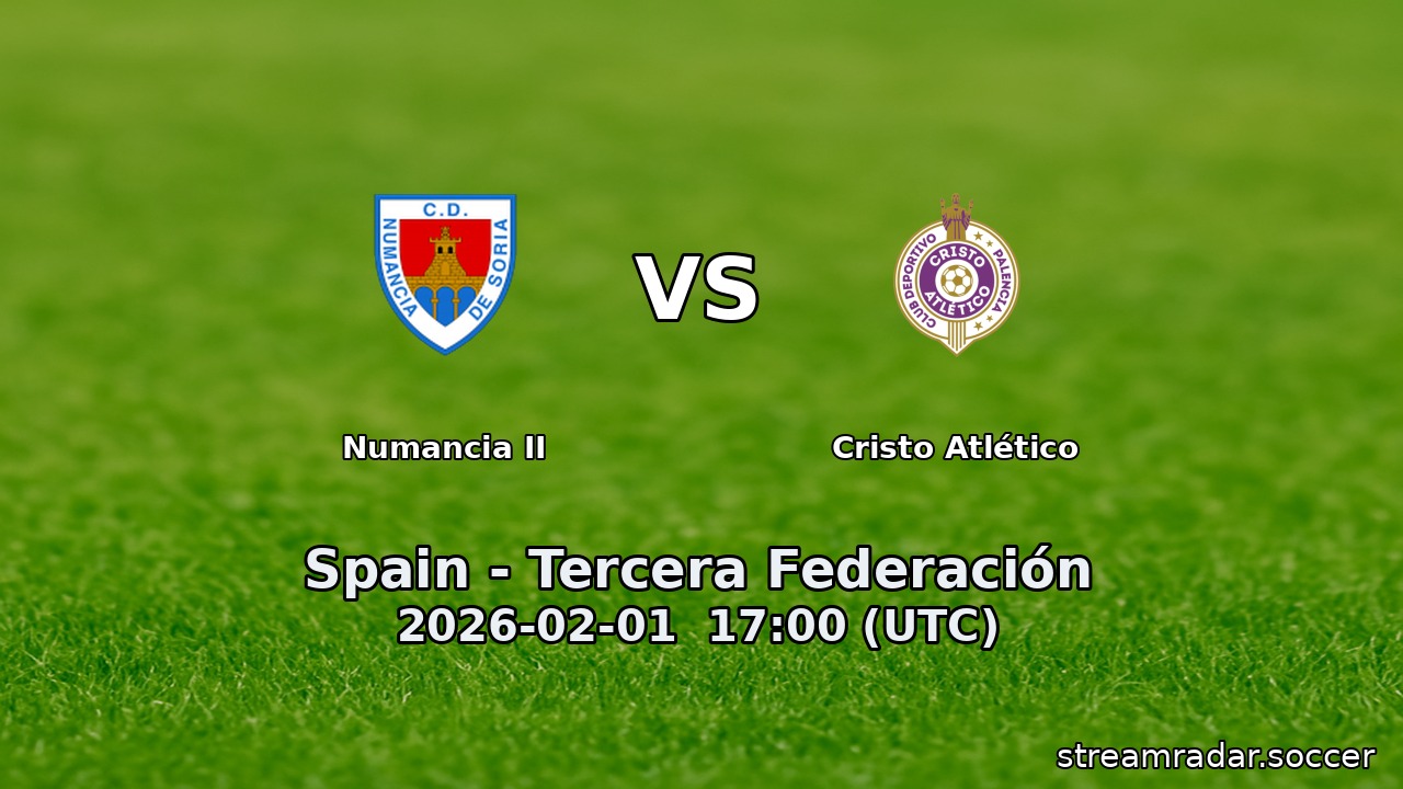 Numancia II vs Cristo Atlético