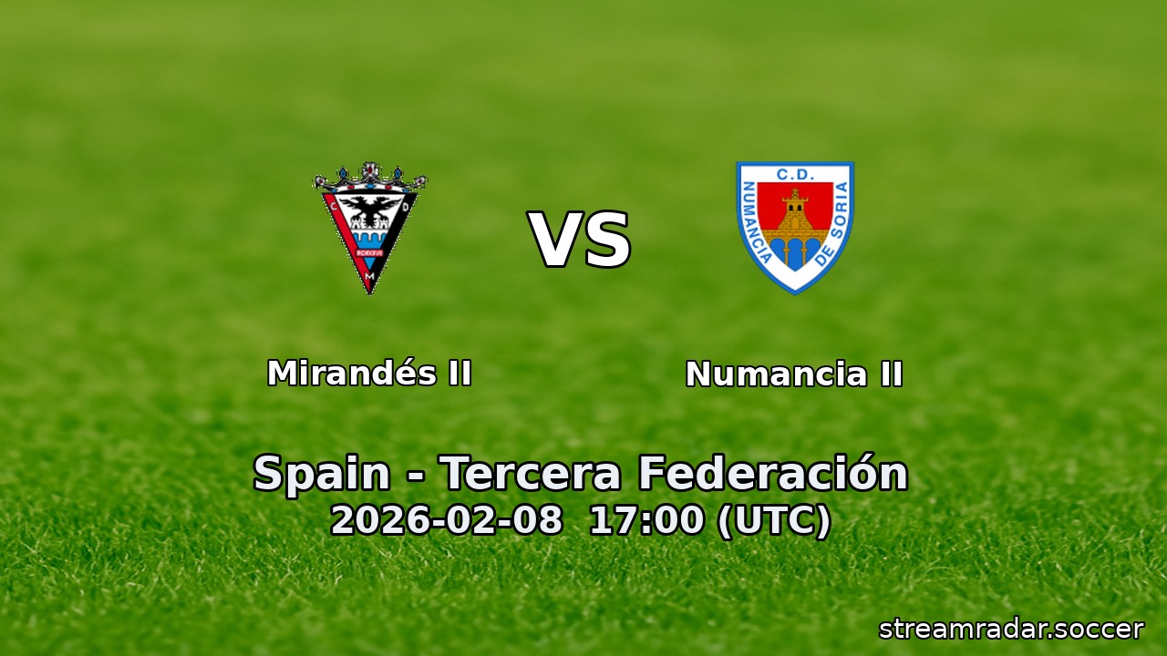 Mirandés II vs Numancia II