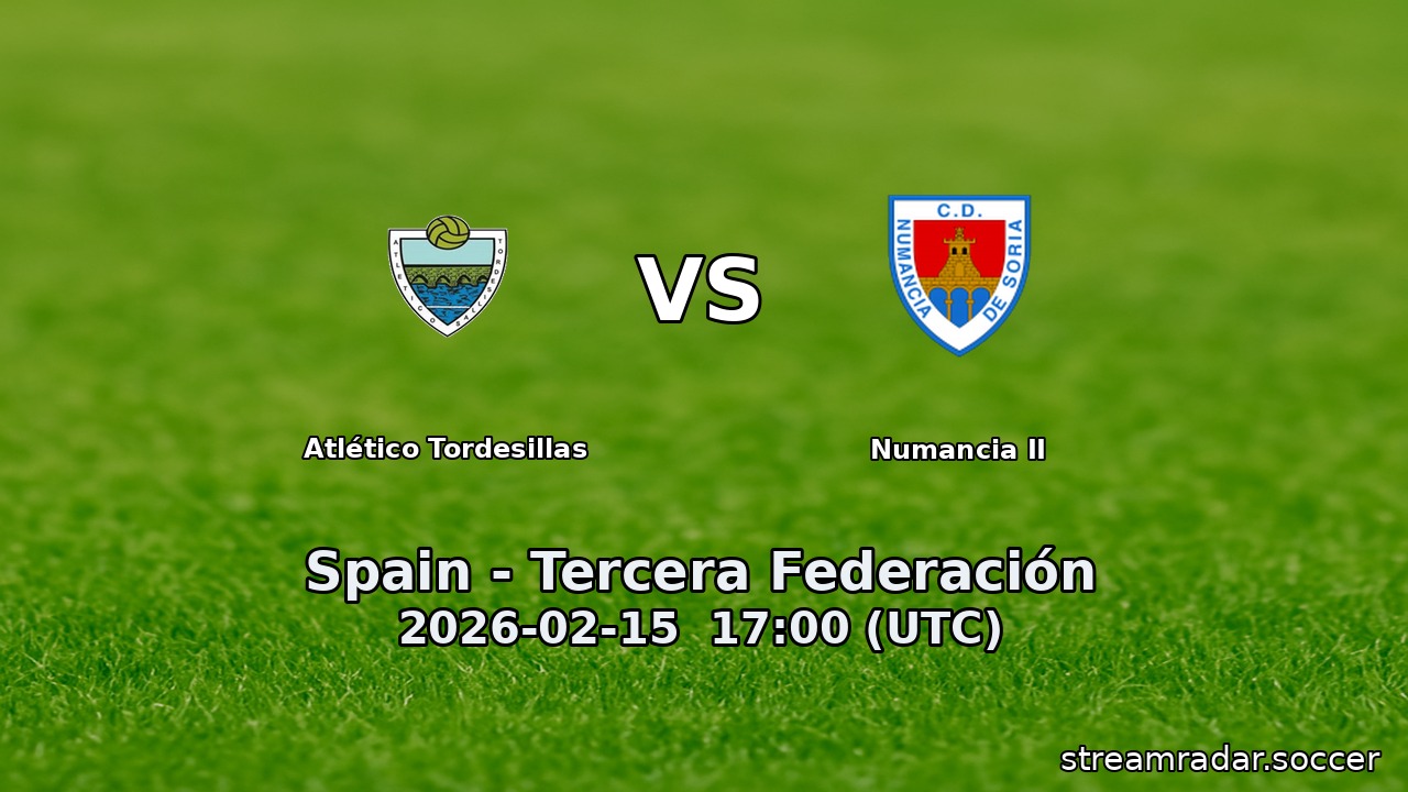 Atlético Tordesillas vs Numancia II