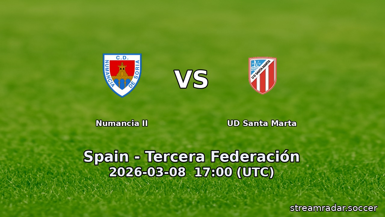 Numancia II vs UD Santa Marta