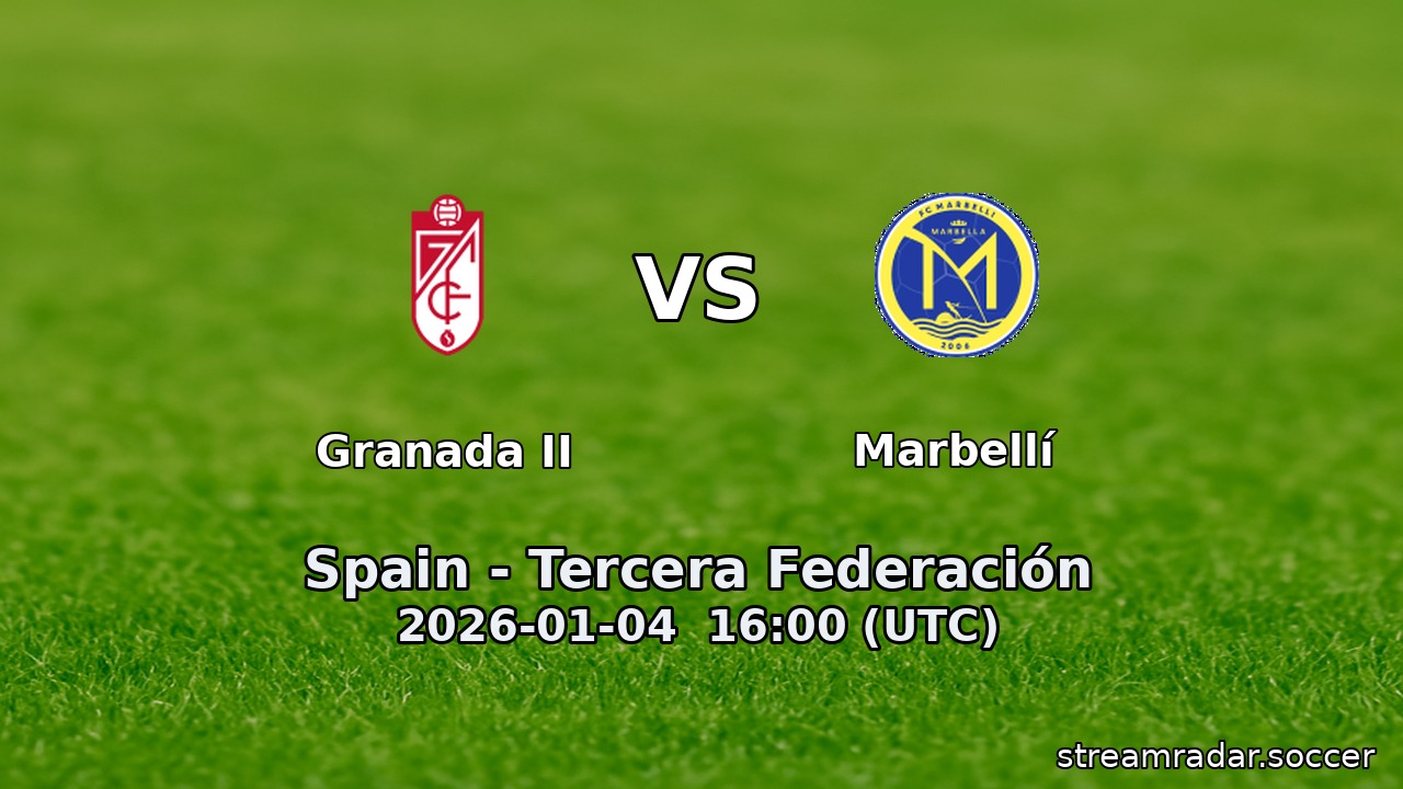 Granada II vs Marbellí