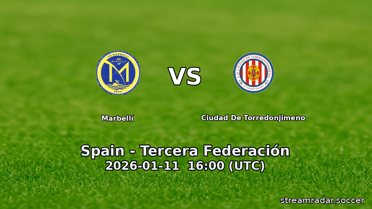 Marbellí vs Ciudad De Torredonjimeno