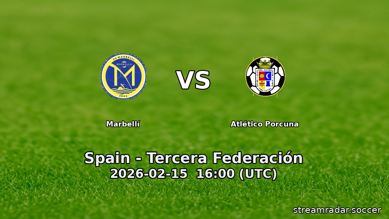 Marbellí vs Atlético Porcuna