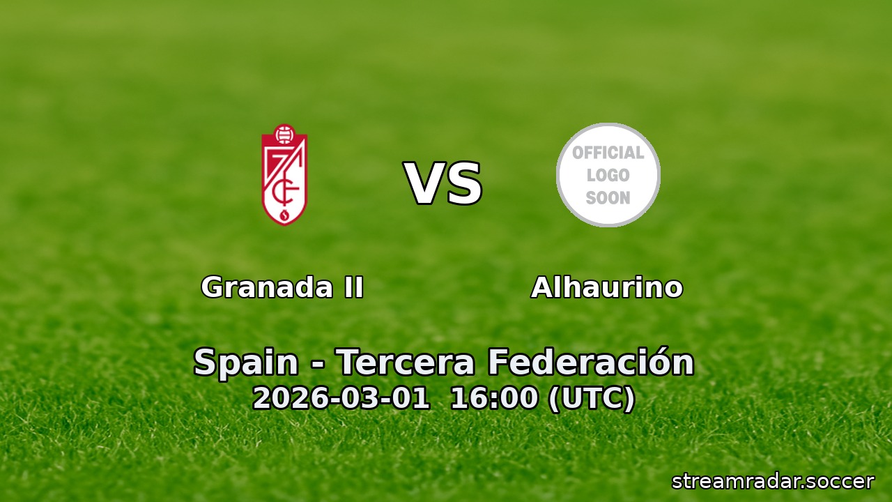 Granada II vs Alhaurino