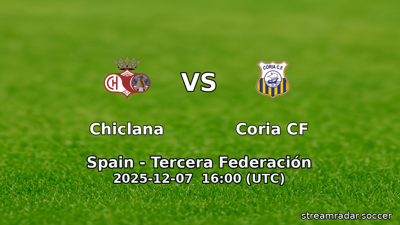 Chiclana vs Coria CF