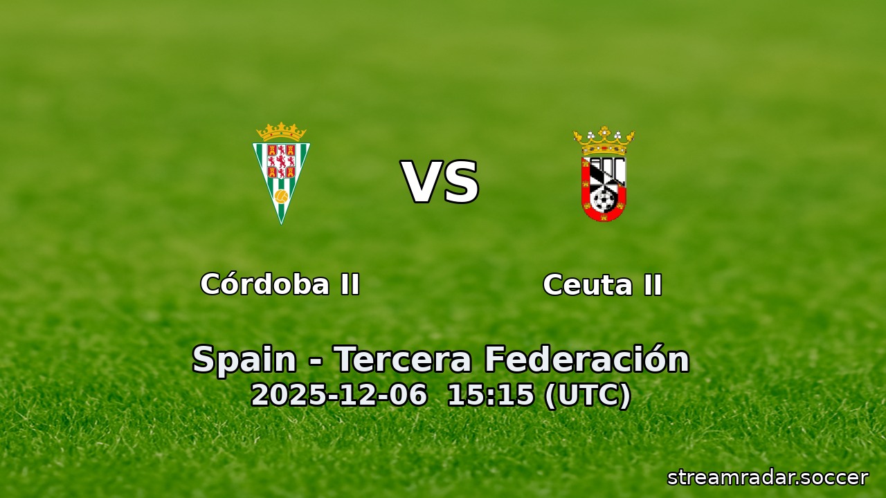 Córdoba II vs Ceuta II