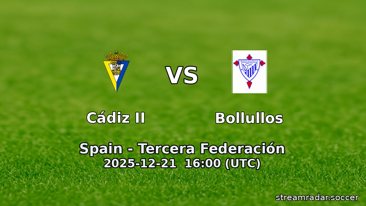 Cádiz II vs Bollullos