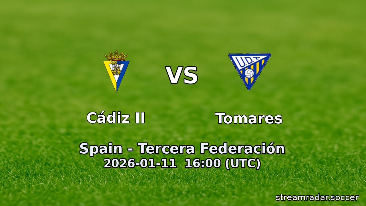 Cádiz II vs Tomares