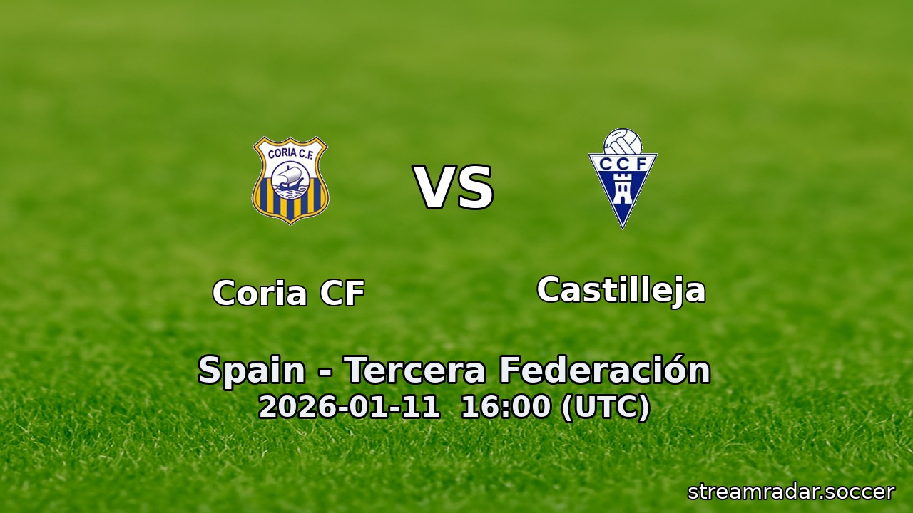 Coria CF vs Castilleja