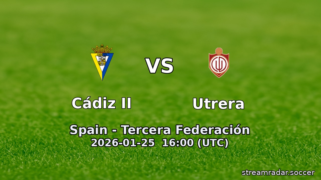 Cádiz II vs Utrera