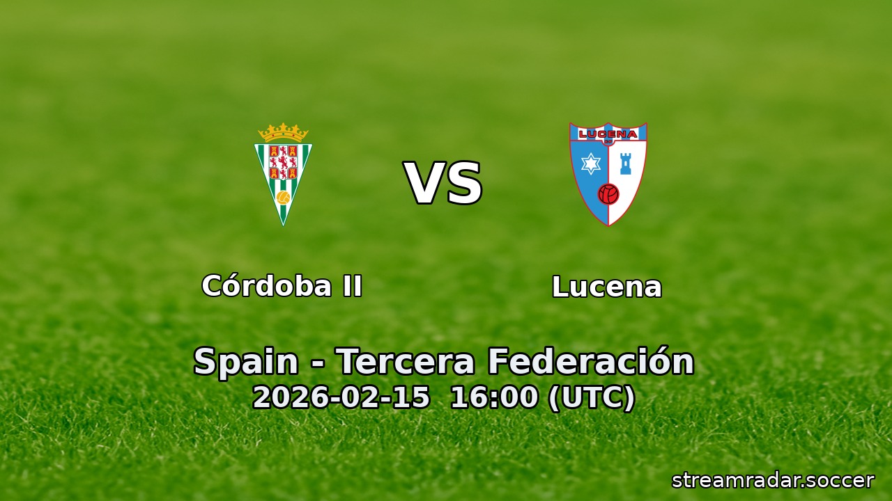 Córdoba II vs Lucena
