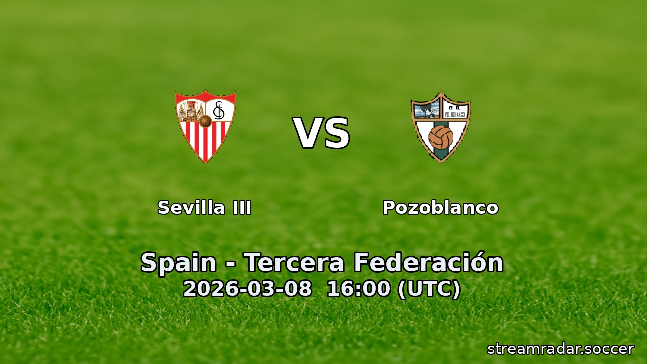 Sevilla III vs Pozoblanco