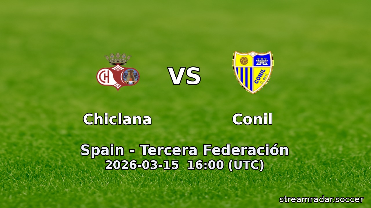 Chiclana vs Conil