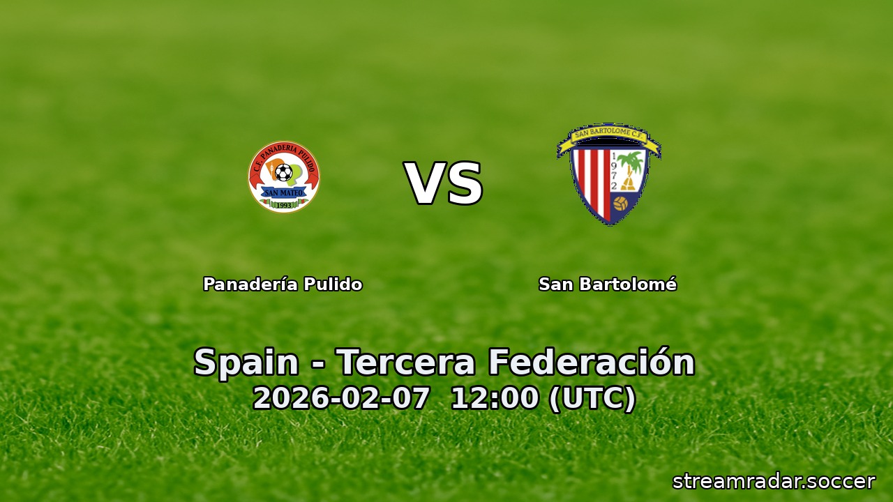 Panadería Pulido vs San Bartolomé