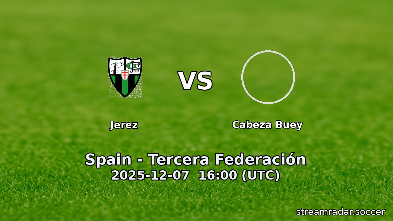 Jerez vs Cabeza Buey