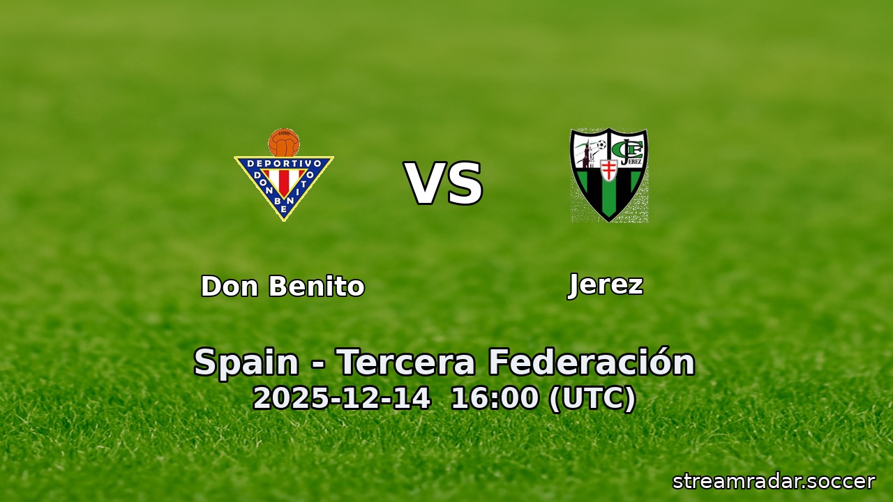 Don Benito vs Jerez