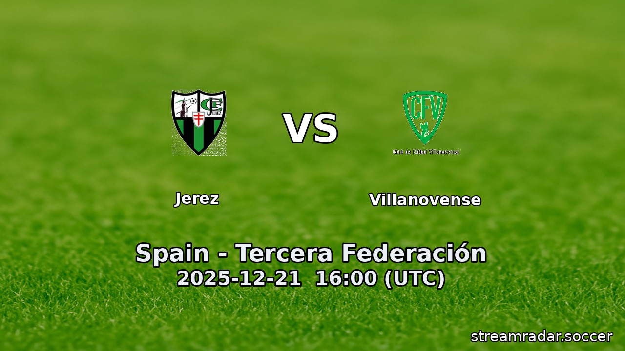 Jerez vs Villanovense