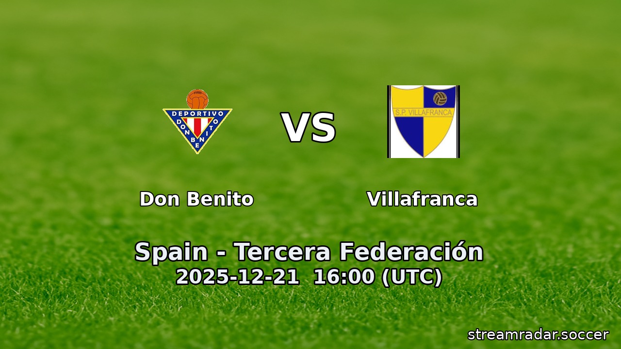 Don Benito vs Villafranca