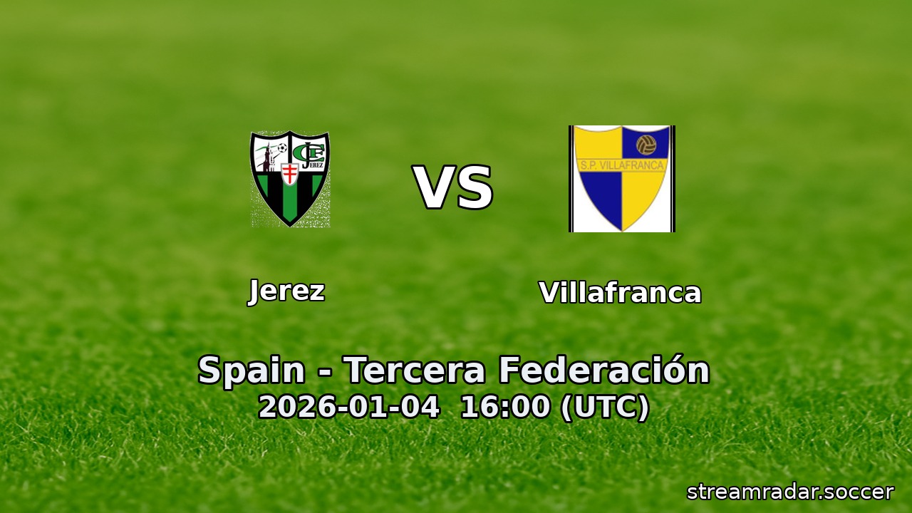 Jerez vs Villafranca