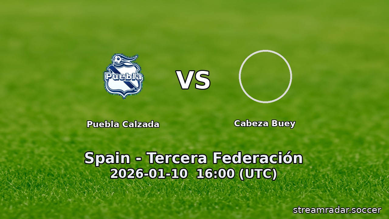 Puebla Calzada vs Cabeza Buey