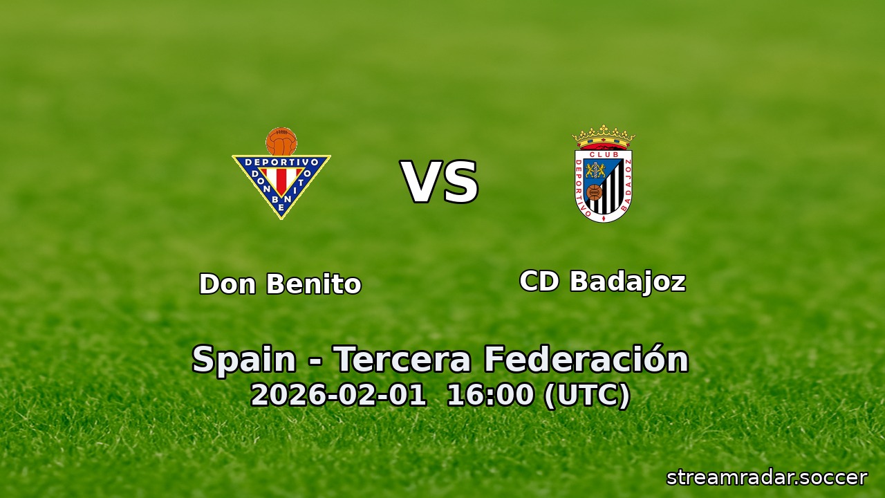 Don Benito vs CD Badajoz