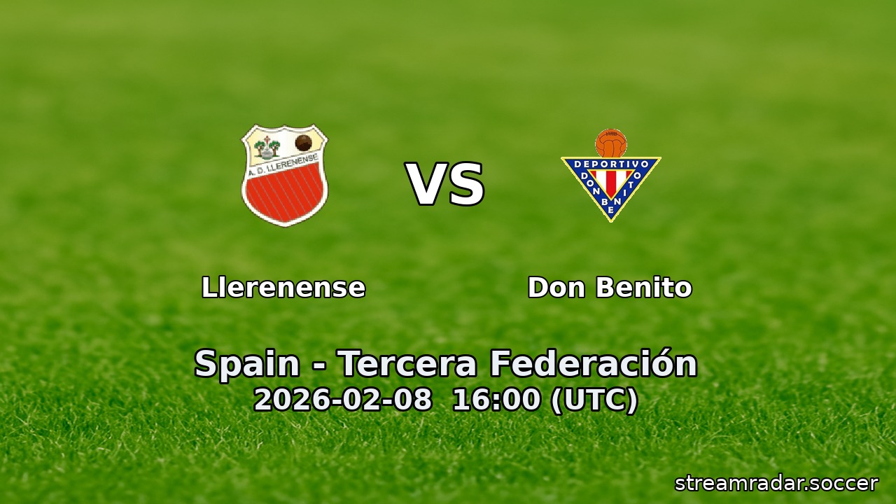Llerenense vs Don Benito