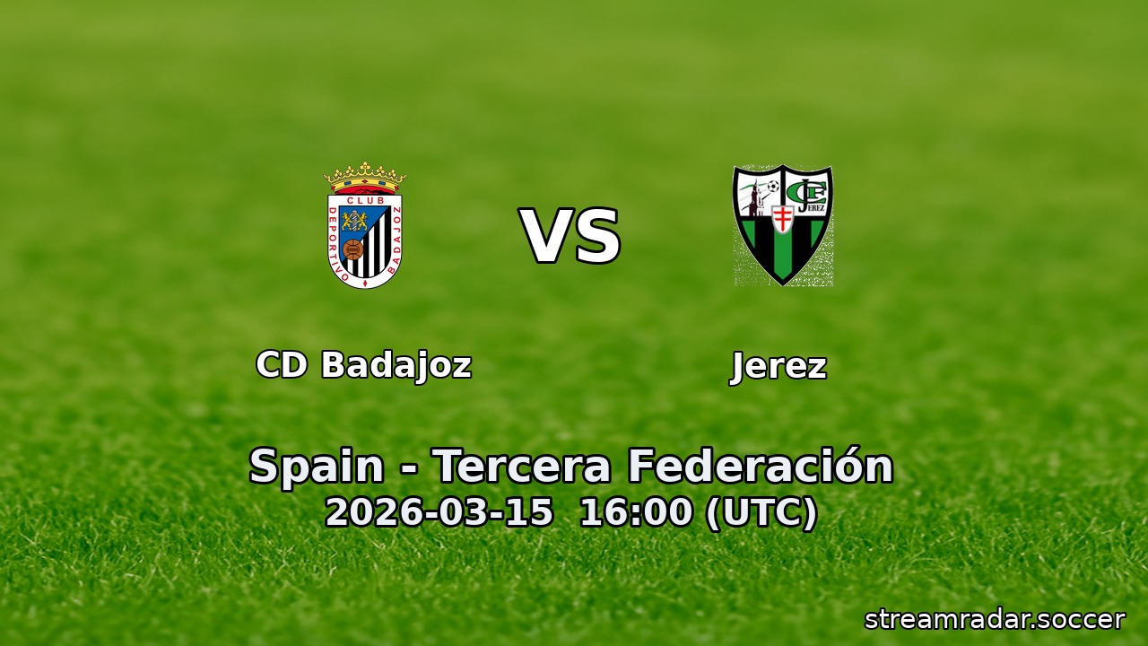 CD Badajoz vs Jerez