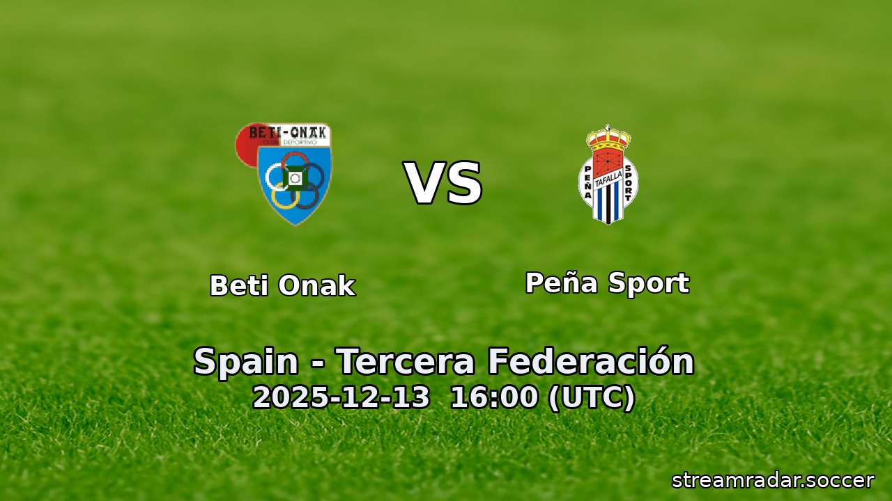 Beti Onak vs Peña Sport