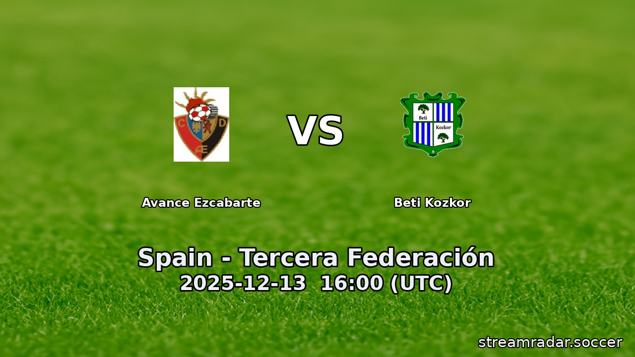 Avance Ezcabarte vs Beti Kozkor