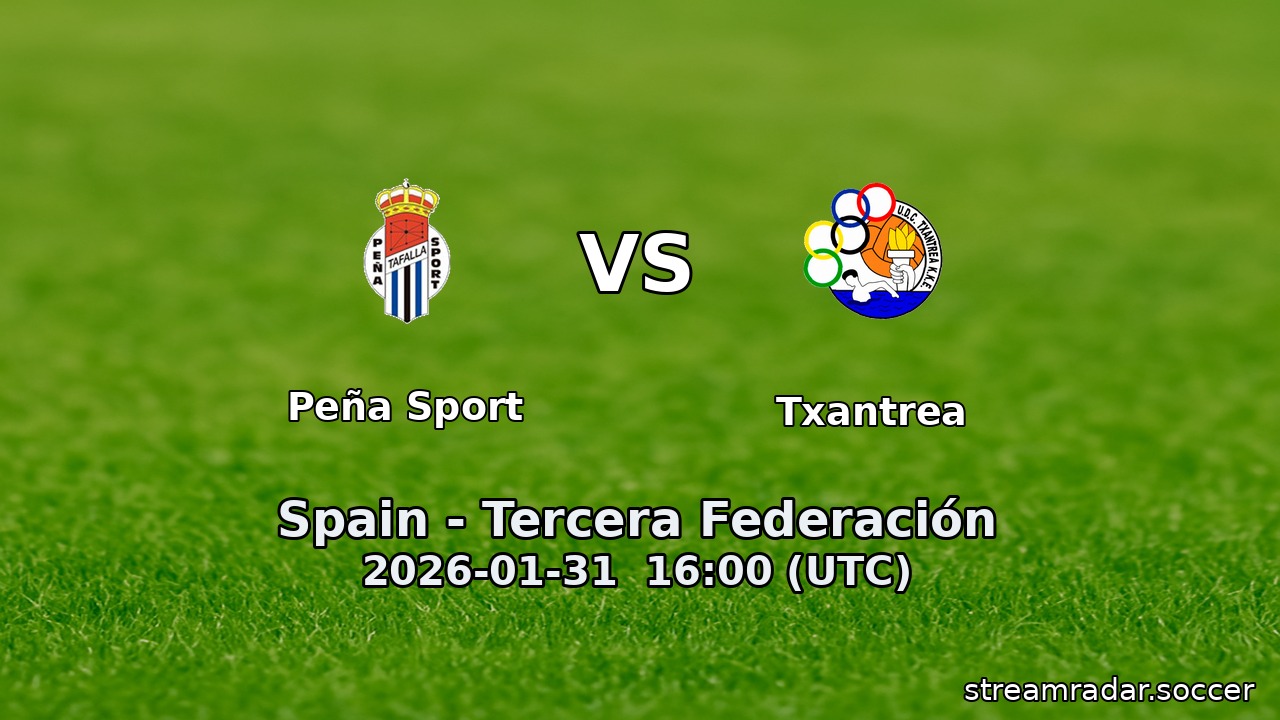 Peña Sport vs Txantrea
