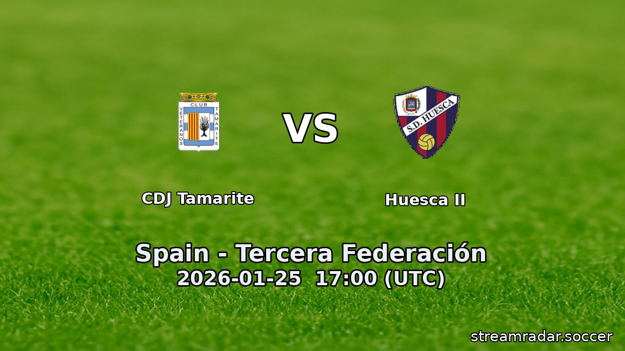CDJ Tamarite vs Huesca II