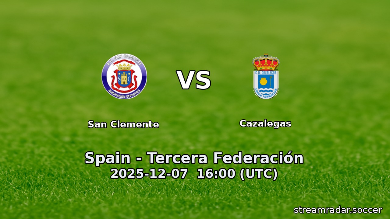 San Clemente vs Cazalegas