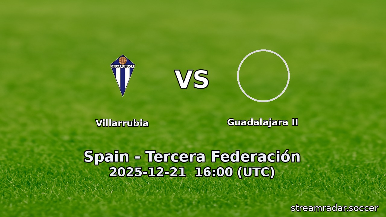 Villarrubia vs Guadalajara II