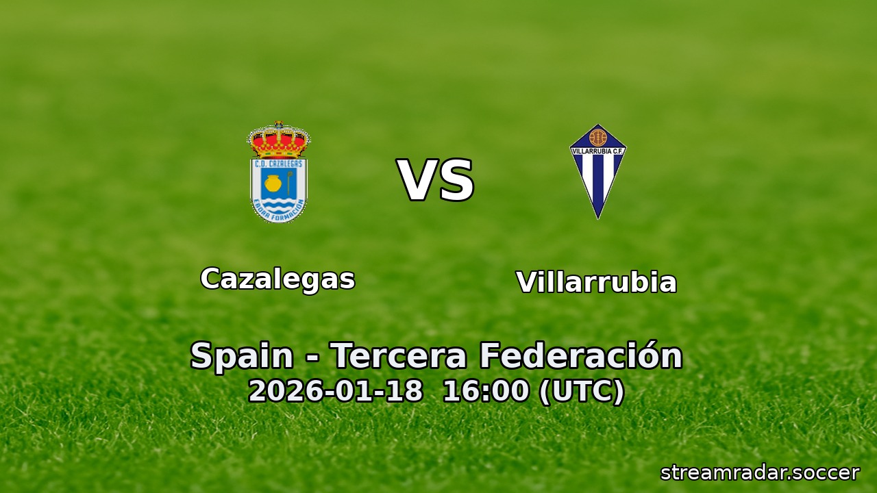 Cazalegas vs Villarrubia