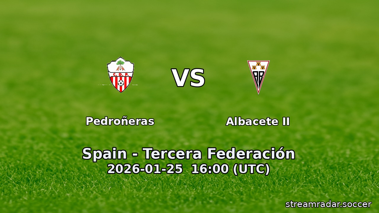 Pedroñeras vs Albacete II