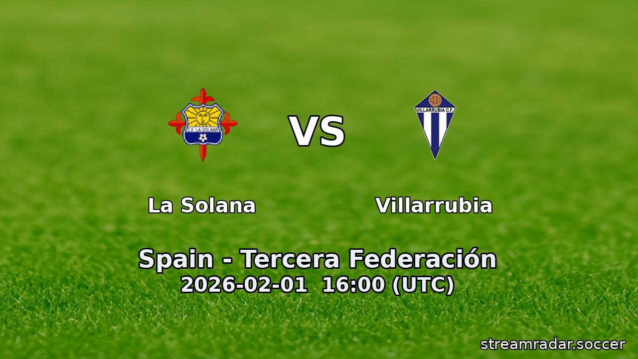 La Solana vs Villarrubia