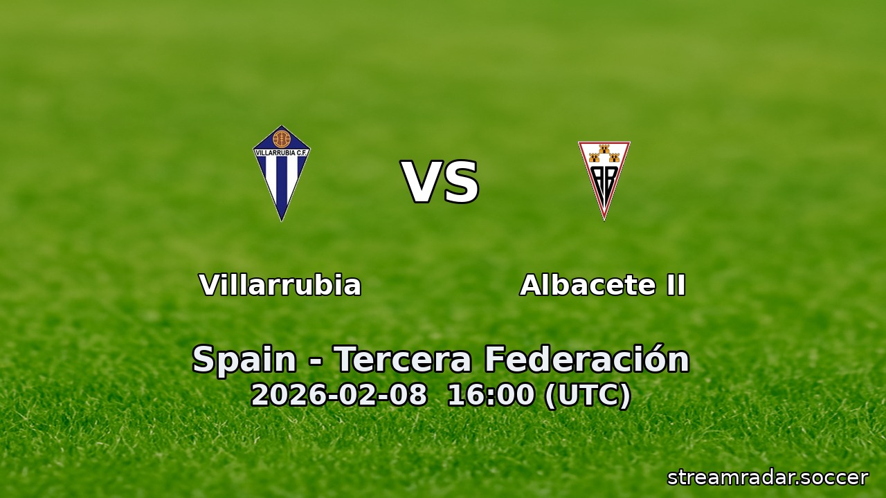 Villarrubia vs Albacete II